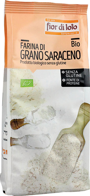 FARINA GRANO SARACENO SENZA GLUTINE BIO 375 G - Farmacia Rossi2 - Farmacia Rossi 