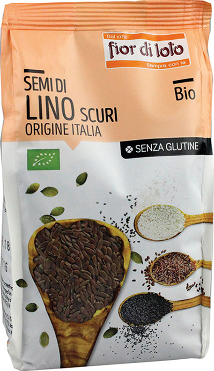 SEMI DI LINO SCURI ITALIA SENZA GLUTINE BIO 400 G - Farmacia Rossi2 - Farmacia Rossi 