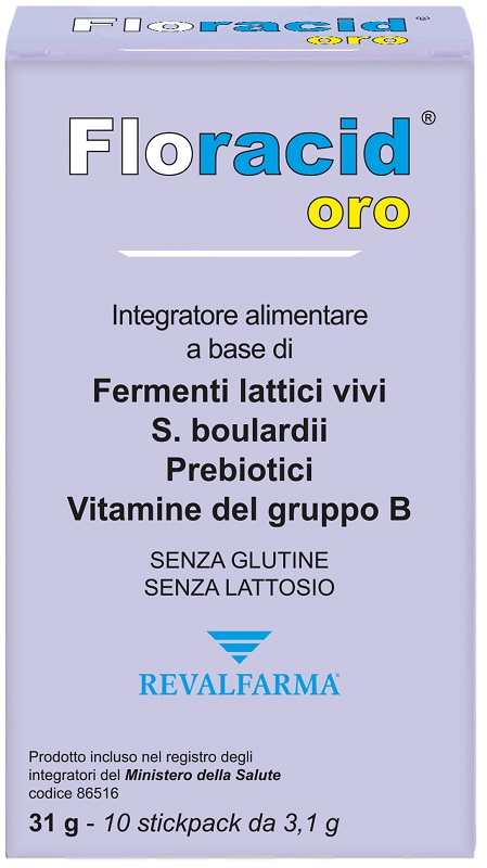 FLORACID OROSOLUBILE 10 BUSTINE DA 4,5 G - Farmacia Rossi2 - Farmacia Rossi 