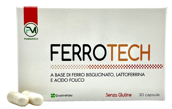 FERROTECH 30 CAPSULE DA 550MG - Farmacia Rossi2 - Farmacia Rossi 