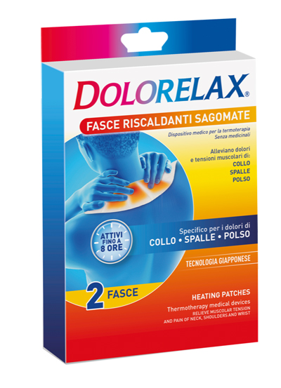 FASCIA RISCALDANTE SAGOMATA DOLORELAX 2 PEZZI - Farmacia Rossi2 - Farmacia Rossi 