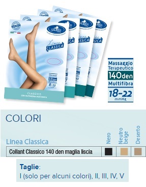 SAUBER COLLANT 140 DENARI MAGLIA LISCIA DESERTO 4 LINEA CLASSICA - Farmacia Rossi2 - Farmacia Rossi 