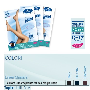 SAUBER COLLANT 70 DENARI SUPER COPRENTE MAGLIA LISCIA BLU 2 LINEA CLASSICA - Farmacia Rossi2 - Farmacia Rossi 