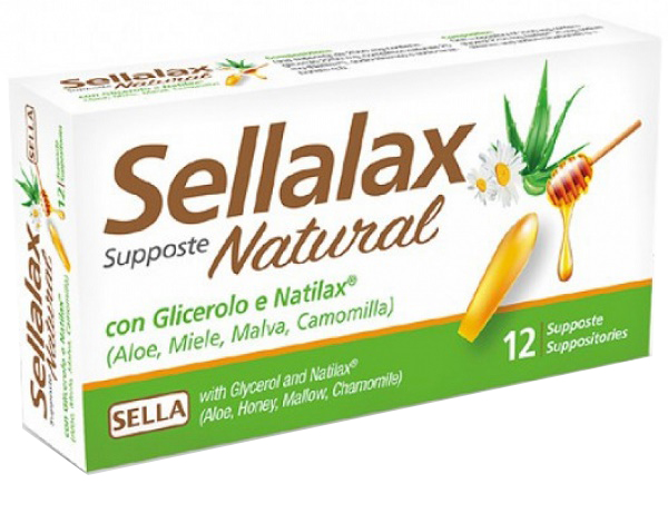 SELLALAX NATURAL MD 12 SUPPOSTE - Farmacia Rossi2 - Farmacia Rossi 