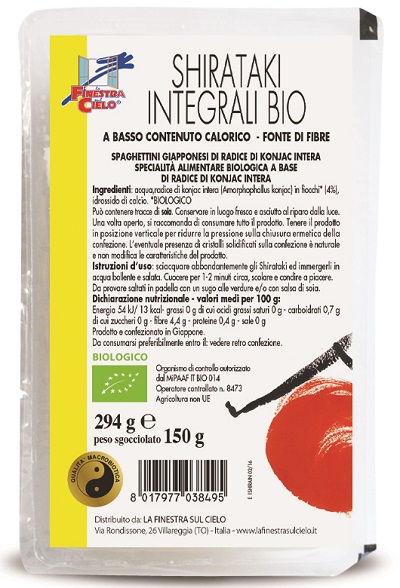 SHIRATAKI INTEGRALI BIO 150 G - Farmacia Rossi2 - Farmacia Rossi 