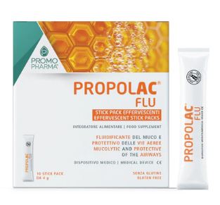 PROPOL AC FLU EFFERVESCENTE 10 BUSTINE - Farmacia Rossi2 - Farmacia Rossi 
