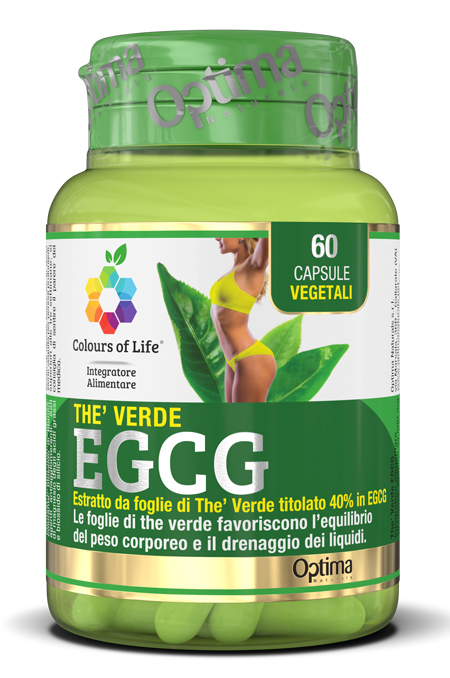 COLOURS OF LIFE THE VERDE EGCG 60 CAPSULE VEGETALI - Farmacia Rossi2 - Farmacia Rossi 