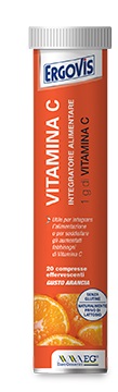 ERGOVIS VIT C 1000MG 20 COMPRESSE EFFERVESCENTI - Farmacia Rossi2 - Farmacia Rossi 
