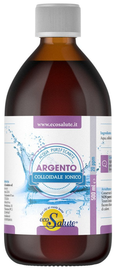 ARGENTO COLLOIDALE IONICO ACQUA 0,5 L - Farmacia Rossi2 - Farmacia Rossi 