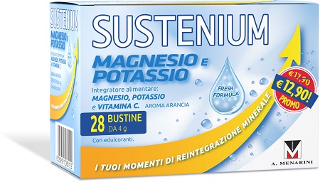 SUSTENIUM MAGNESIO POTASSIO 28 BUSTINE PROMO - Farmacia Rossi2 - Farmacia Rossi 