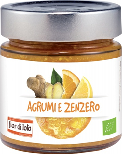 COMPOSTA AGRUMI E ZENZERO BIO 250 G - Farmacia Rossi2 - Farmacia Rossi 