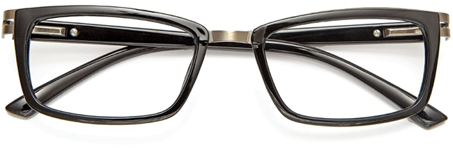 OCCHIALE DA LETTURA PREMONTATO TWINS PLATINUM LUGANO NERO +1,00 - Farmacia Rossi2 - Farmacia Rossi 