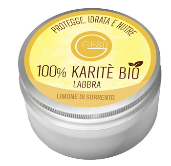 GESTI 100% KARITE' BIO 10 ML LIMONE DI SORRENTO LABBRA - Farmacia Rossi2 - Farmacia Rossi 