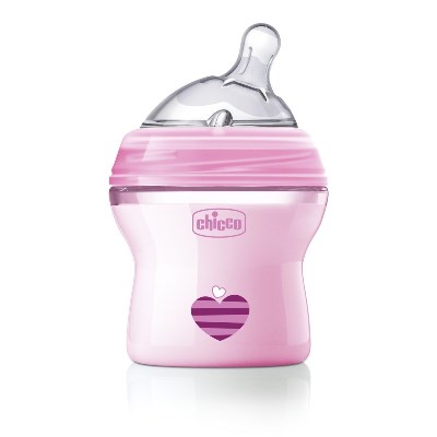 CHICCO BIBERON NATFEEL 0M+ 150 ML GIRL - Farmacia Rossi2 - Farmacia Rossi 