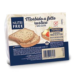 NUTRIFREE MORBIDO A FETTE RUSTICO 165 G - Farmacia Rossi2 - Farmacia Rossi 