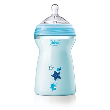 CHICCO BIBERON NATURAL FEELING 6 M+ BOY 330 ML - Farmacia Rossi2 - Farmacia Rossi 