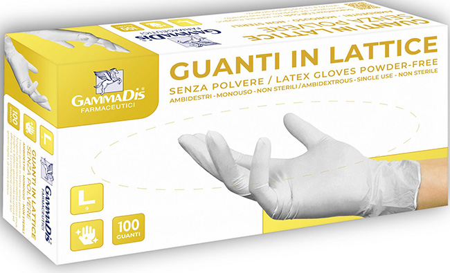 GUANTI LATTICE SENZA POLVERE SMALL 100 PEZZI - Farmacia Rossi2 - Farmacia Rossi 