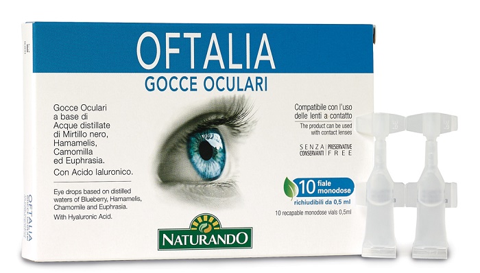 OFTALIA GOCCE OCULARI MONODOSE 2 STRIP DA 5 FIALE DA 0,5 ML - Farmacia Rossi2 - Farmacia Rossi 