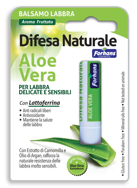 FORHANS BALSAMO LABBRA DIFESA NATURALE ALOE VERA - Farmacia Rossi2 - Farmacia Rossi 