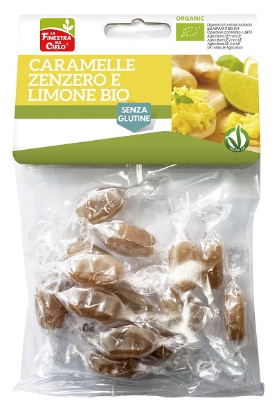 CARAMELLE ZENZERO E LIMONE BIO 50 G - Farmacia Rossi2 - Farmacia Rossi 