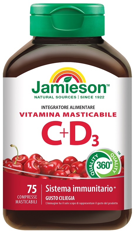 JAMIESON VITAMINA C 500 + D 75 COMPRESSE - Farmacia Rossi2 - Farmacia Rossi 