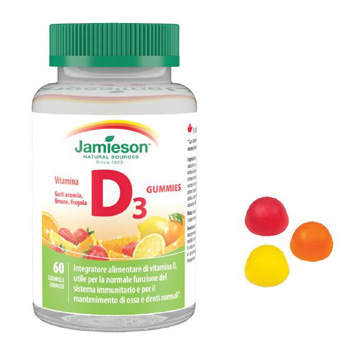 JAMIESON VITAMINA D GUMMIES 1000 60 CARAMELLE GOMMOSE - Farmacia Rossi2 - Farmacia Rossi 