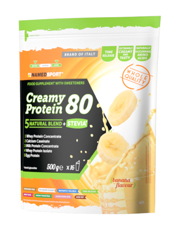 CREAMY PROTEIN 80 BANANA 500 G - Farmacia Rossi2 - Farmacia Rossi 