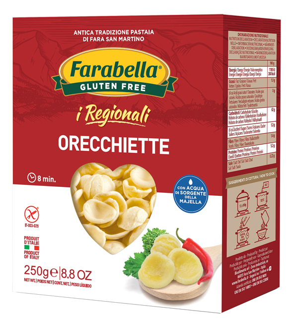 FARABELLA ORECCHIETTE I REGIONALI PASTA FRESCA STABILIZZATA 250 G - Farmacia Rossi2 - Farmacia Rossi 