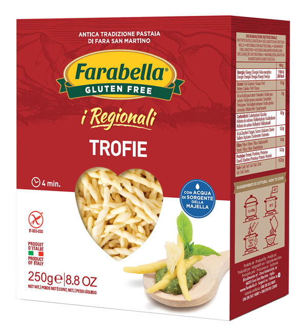 FARABELLA TROFIE I REGIONALI PASTA FRESCA STABILIZZATA 250 G - Farmacia Rossi2 - Farmacia Rossi 