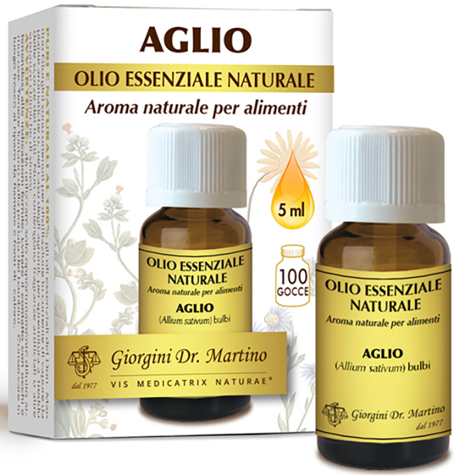 AGLIO OLIO ESSENZIALE VIVIFICATO 5 ML - Farmacia Rossi2 - Farmacia Rossi 