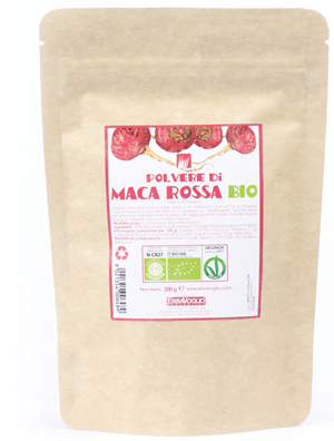 MACA ROSSA POLVERE BIO 200 G - Farmacia Rossi2 - Farmacia Rossi 
