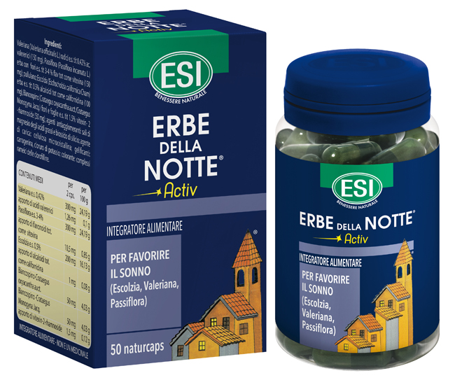 ESI ERBE DELLA NOTTE ACTIV 50 CAPSULE - Farmacia Rossi2 - Farmacia Rossi 