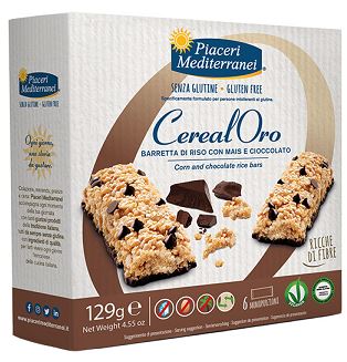 PIACERI MEDITERRANEI BARRETTA DI RISO CON MAIS E CIOCCOLATO 129 G - Farmacia Rossi2 - Farmacia Rossi 