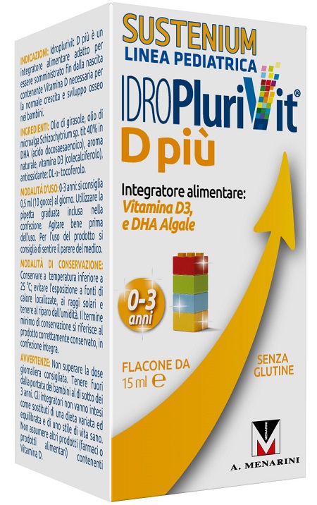 IDROPLURIVIT D+ SUSTENIUM 15 ML - Farmacia Rossi2 - Farmacia Rossi 