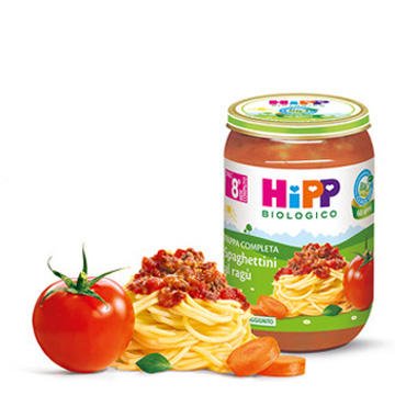 HIPP BIO SPAGHETTINI AL RAGU' 220 G - Farmacia Rossi2 - Farmacia Rossi 