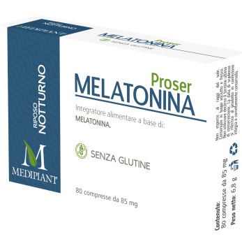 PROSER MELATONINA 80 COMPRESSE - Farmacia Rossi2 - Farmacia Rossi 