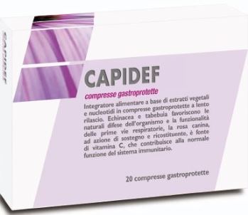 CAPIDEF 20 COMPRESSE GASTROPROTETTE - Farmacia Rossi2 - Farmacia Rossi 