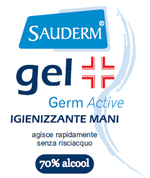 SAUDERM GEL GERM ACTIVE IGIENIZZANTE MANI 70% ALCOOL 100 ML - Farmacia Rossi2 - Farmacia Rossi 