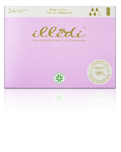 ILLEDI ASSORBENTI MINI IN TESSUTO NON TESSUTO PER INCONTINENZA 230 MM 24 PEZZI - Farmacia Rossi2 - Farmacia Rossi 