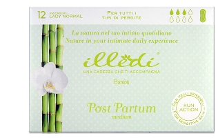 ILLEDI ASSORBENTI LADY NORMAL SENZA ALI POST PARTO PER TUTTI I TIPI DI PERDITE MEDIUM 12 PEZZI - Farmacia Rossi2 - Farmacia Rossi 