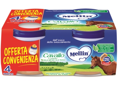 MELLIN OMOGENEIZZATO CAVALLO 4 X 80 G - Farmacia Rossi2 - Farmacia Rossi 