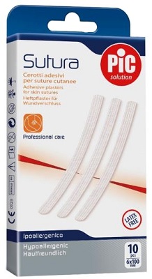 CEROTTO PER SUTURA PIC SOLUTION 6 X 100 MM 10 PEZZI - Farmacia Rossi2 - Farmacia Rossi 