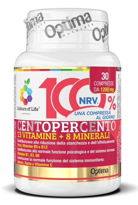 COLOURS OF LIFE CENTOPERCENTO 30 COMPRESSE 1200 MG - Farmacia Rossi2 - Farmacia Rossi 
