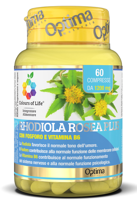 COLOURS OF LIFE RHODIOLA ROSEA PLUS 60 COMPRESSE 1200 MG - Farmacia Rossi2 - Farmacia Rossi 
