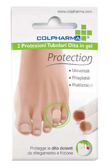 COLPHARMA POTEZIONE TUBOLARE DITA IN GEL 2 TUBI DA 7,5 CM - Farmacia Rossi2 - Farmacia Rossi 