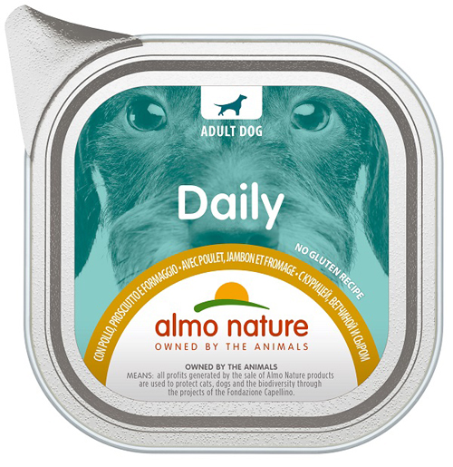 DAILY MENU DOG POLLO PROSCIUTTO FORMAGGIO 100 G - Farmacia Rossi2 - Farmacia Rossi 