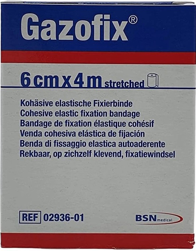 BENDA ELASTICA AUTOADESIVA GAZOFIX 6X400 CM - Farmacia Rossi2 - Farmacia Rossi 