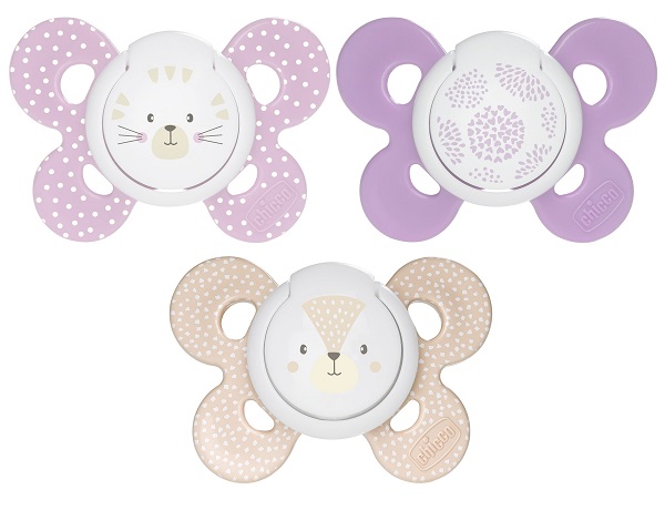 CHICCO SUCCHIETTO COMFORT GIRL IN SILICONE 6-16 MESI 2 PEZZI - Farmacia Rossi2 - Farmacia Rossi 