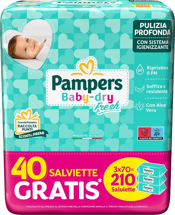 BABY FRESH FORMULA ESCLUSIVA 210 PEZZI - Farmacia Rossi2 - Farmacia Rossi 