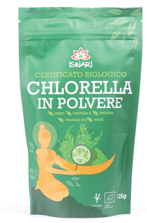 CHLORELLA POLVERE BIO 125 G ISWARI - Farmacia Rossi2 - Farmacia Rossi 